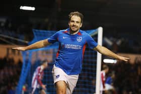 Brett Pitman scored 182 Football League goals - and now has 32 for AFC Portchester in just 24 appearances. Picture: Joe Pepler