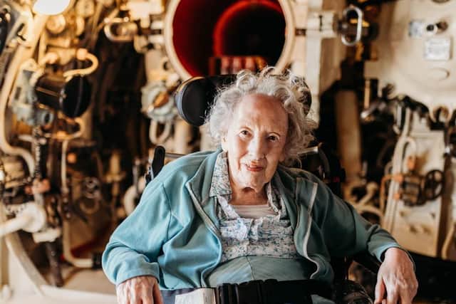 Rowena reconnecting with lifelong passion and visiting the Royal Navy Submarine Museum in Gosport