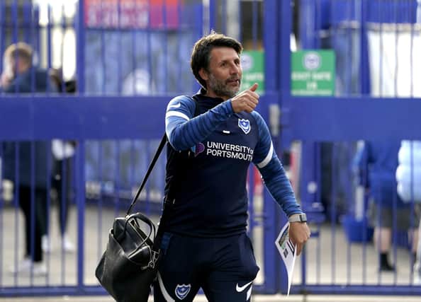 Danny Cowley arrives for tonight's fixture against promotion-hunting Wigan. Picture: Andrew Matthews/PA Wire