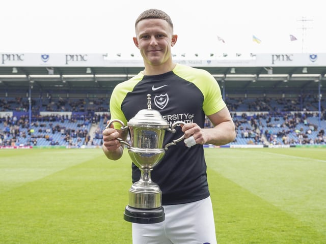 Bishop deservedly won Pompey’s Player of the Season award and collected a clean sweep of accolades at the end of the term. He netted 24 goals in all competitions in his maiden season on the south coast. His outstanding campaign has prompted interest from the Championship but Pompey are confident the striker will remain at Fratton Park next term.