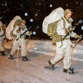 Royal Navy get used to Arctic conditions in northern Norway.