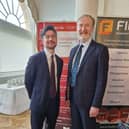 Pictured at last year’s Portsmouth & South Coast Business Week launch at The Queen’s Hotel, Southsea, are David Bharier, left, Head of Research at British Chambers of Commerce, and Ross McNally, Chief Executive and Executive Chair of PSCBW organisers Hampshire Chamber of Commerce.