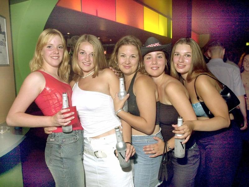 Clubbers having a good time at Time & Envy in Southsea.