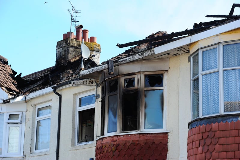 Firefighters tackled a blaze that affected eight houses. Families went back to their houses this morning to see what they could salvage.