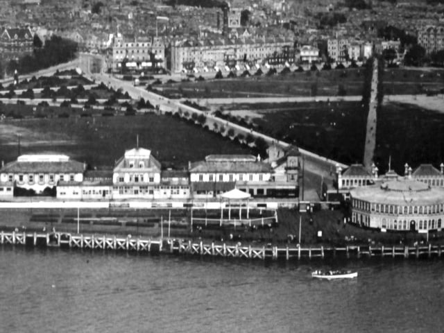In the far background can be seen Victoria Barracks and the Royal Pier Hotel with Clarence Pier in the foreground. Picture: Barry Cox collection