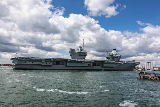 HMS Prince of Wales Returns to Portsmouth on 26 May 2021Picture: Dave Taylor