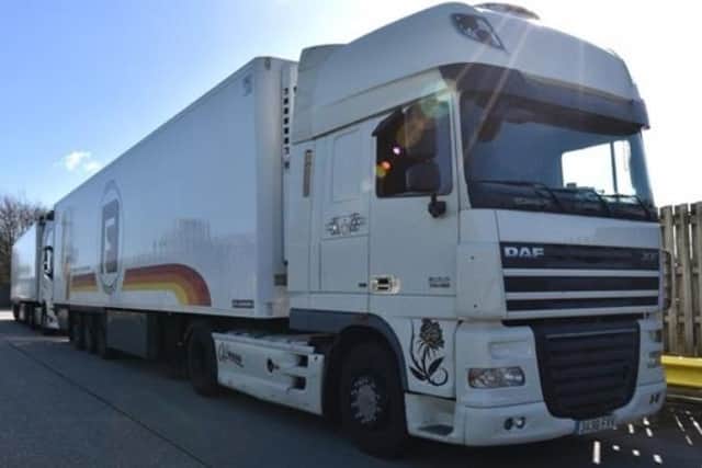 Five members of people smuggling crime group found guilty of using refrigerated lorry to transport migrants from France. Pic NCA
