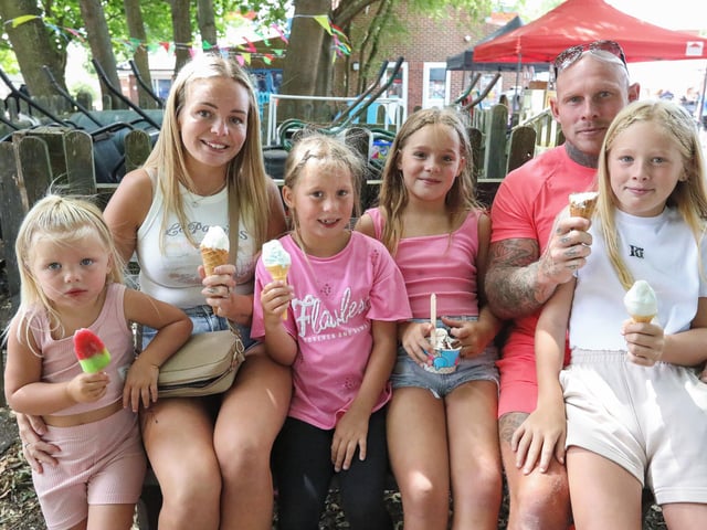 The Knight family from North End. Stamshaw Junior School's fete
Picture: Chris Moorhouse (290624-255)