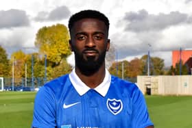 New Pompey recruit Jordy Hiwula has not made a competitive appearance since December 3, 2019. Picture: Portsmouth FC
