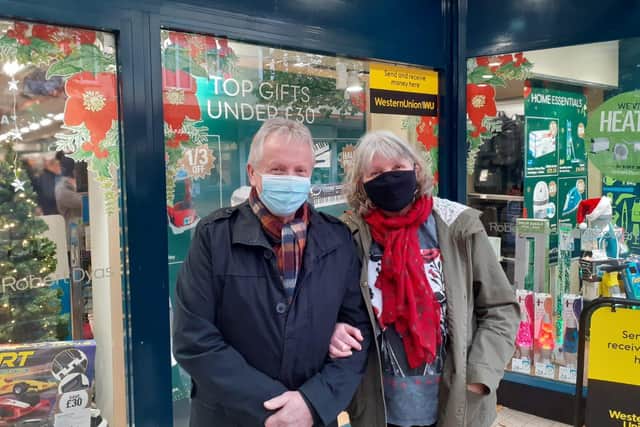 Shoppers Denise Barclay and partner Paul Jutkiewicz feel independent shops are an integral part of the local community.