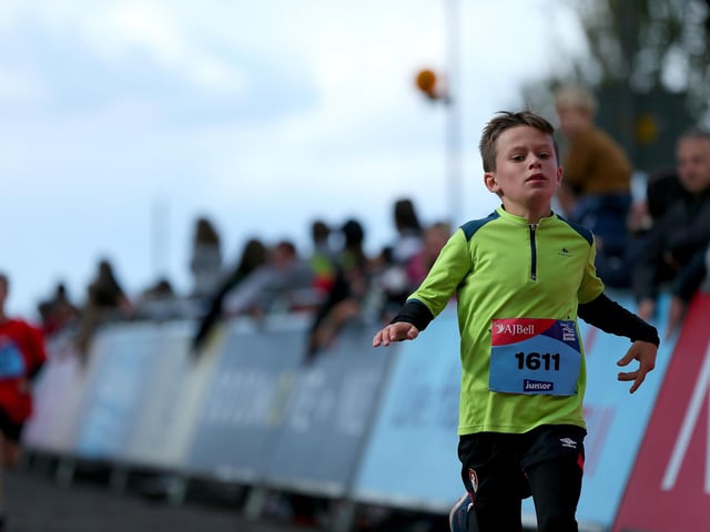 Junior boys race. Great South Run events 2023, Saturday Picture: Chris Moorhouse (jpns 141023-186)