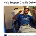 The online fundraiser for Baffins club captain Charlie Oakwell