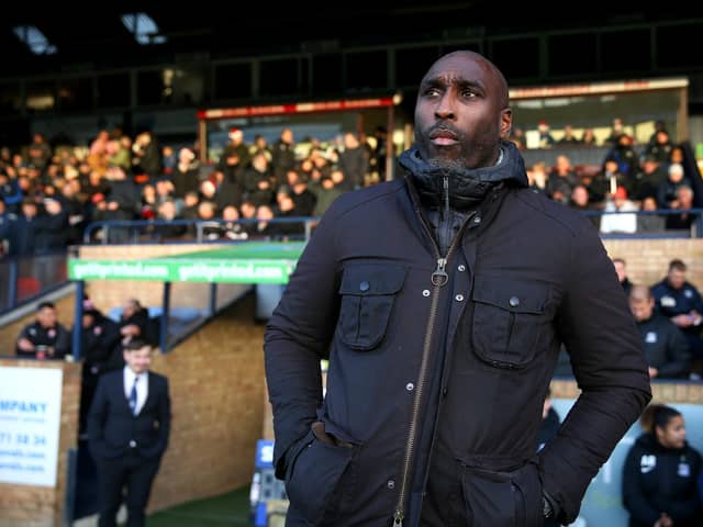 Former Pompey skipper Sol Campbell is manager of Southend. Picture: James Chance/Getty Images