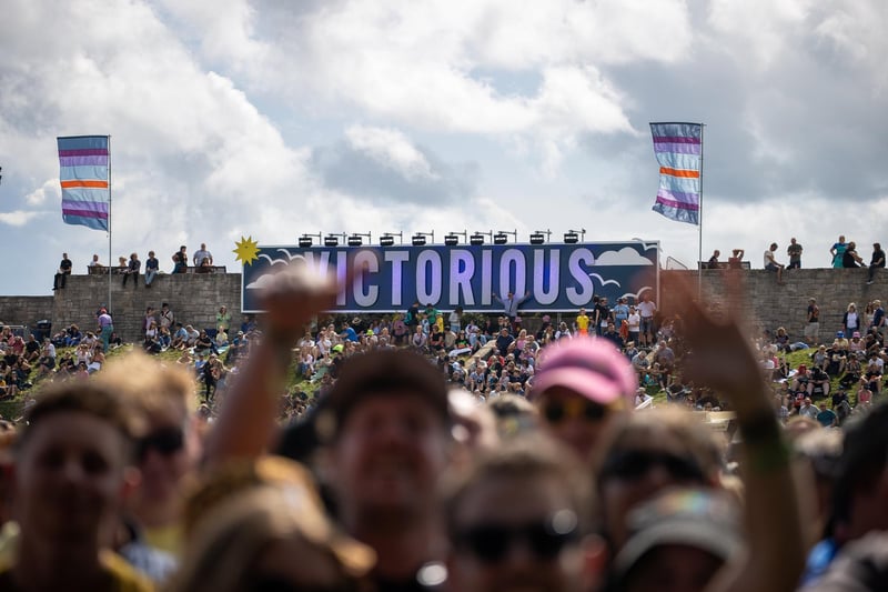 McFly were the surprise artist to perform on the Castle Stage on Saturday afternoon to a packed crowd.
Pictured - Fans enjoying McFly
Photos by Alex Shute