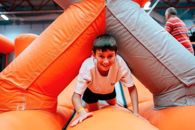 Sessions for Mountbatten Leisure Centre's brand-new giant inflatable will kick off from Monday 27 October