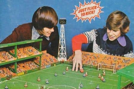 Flashback - flick to kick, a late 1970s Subbuteo game. Not boring at all.