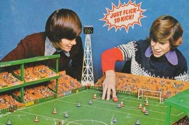 Flashback - flick to kick, a late 1970s Subbuteo game. Not boring at all.