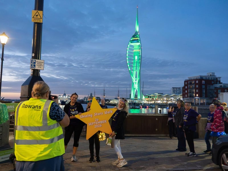 Shining stars walk 2026. People enjoying the walk. Pictured by Alec Chapman