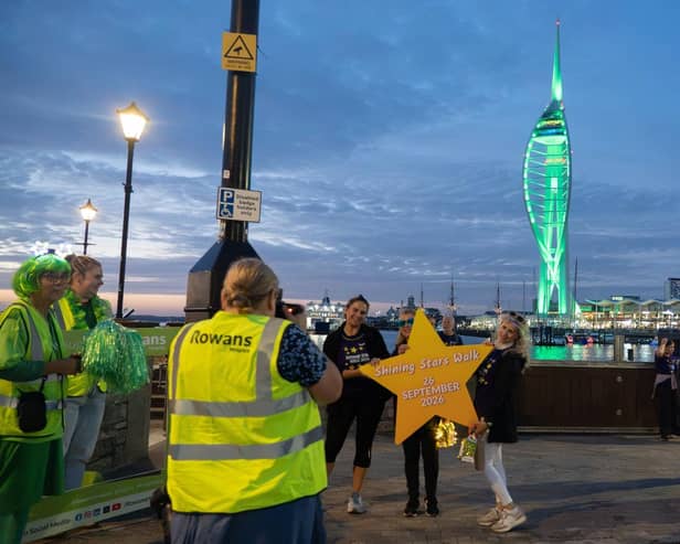 Shining stars walk 2026. People enjoying the walk. Pictured by Alec Chapman