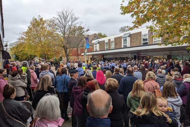 Hundreds attended the event. Picture: Emily Turner