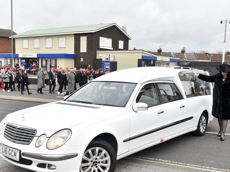 The funeral of Levi Kent took place on Thursday, December 21, 2023 at St John's Church in Forton Road, Gosport. Picture: Sarah Standing (211223-3797)