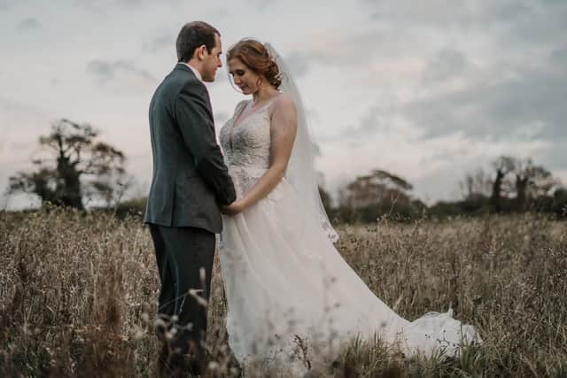 The wedding of Beth and Nathan Cook, from Waterlooville, who were married at Southend Barns in Chichester on November 27, 2021
Picture: Carla Mortimer
Submitted February 2022

