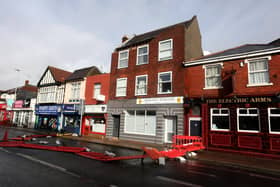 Storm damage at Agincourt Removals, Fratton Road, Portsmouth.

Pictured is general views of the building with the roof broken.

Picture: Sam Stephenson.