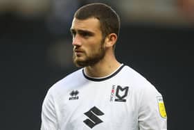 Troy Parrott joined MK Dons from Spurs on loan in the summer. (Photo by Pete Norton/Getty Images)