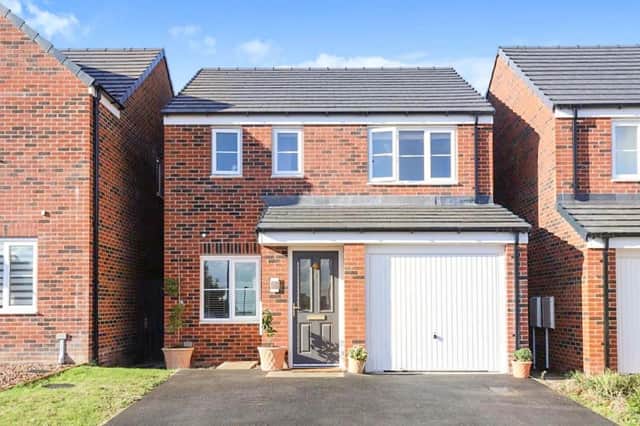 This three bed detached house on Spitfire Road, Woodhouse, is for sale with Purplebricks for £250,000. The Zoopla link is https://www.zoopla.co.uk/for-sale/details/60096966/