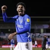 Reeco Hackett opened the scoring for Pompey in their 2-2 draw with Crystal Palace   Picture: Daniel Chesterton/phcimages.com