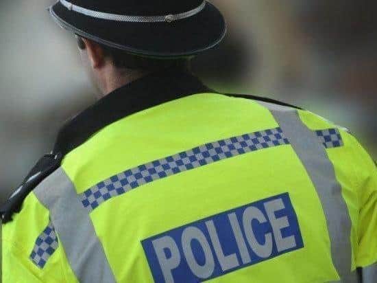 Fareham police officers discovered an uninsured driver after he made an attention-grabbing hand gesture in their direction.