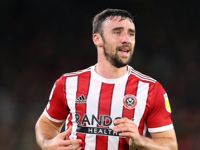 John Fleck, Wes Foderingham, Kyron Gordon, Oli McBurnie, Oliver Norwood, Jack O'Connell, Ben Osborn, Will Osula, Jack Robinson, Femi Seriki, Billy Sharp, Enda Stevens (above).