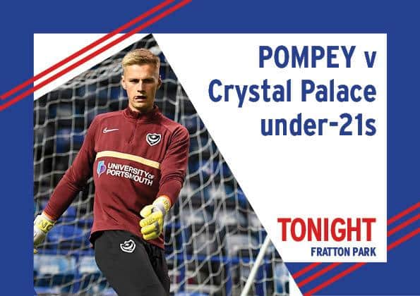 Pompey host Crystal Palace under-21s tonight with an outside chance of qualifying for the knockout stages of the Papa John's Trophy