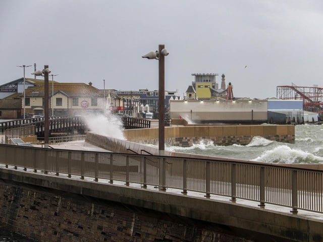 Storm in Southsea and Old Portsmouth.Picture: Habibur Rahman