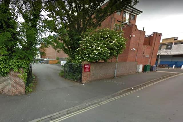 The car park to the rear of Clarence Garden pub in London Road that could be built on Picture: Google Maps