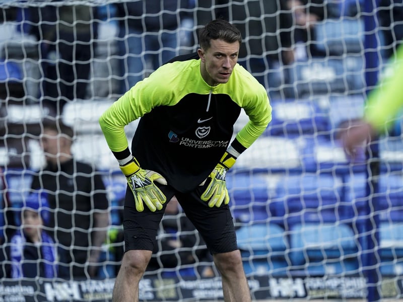 (0 games, 0 goals)Tough to award a mark on account of he never played a match during his second Pompey spell. Arrived in January to provide back-up to Will Norris following Ryan Schofield's failings and, by all accounts, is credited with generating the strong competition to push the number one hard. Well regarded by Pompey fans anyway following a successful previous loan spell from Luton, he was a reassuring presence on the bench should anything happen to Norris, although was never called upon.