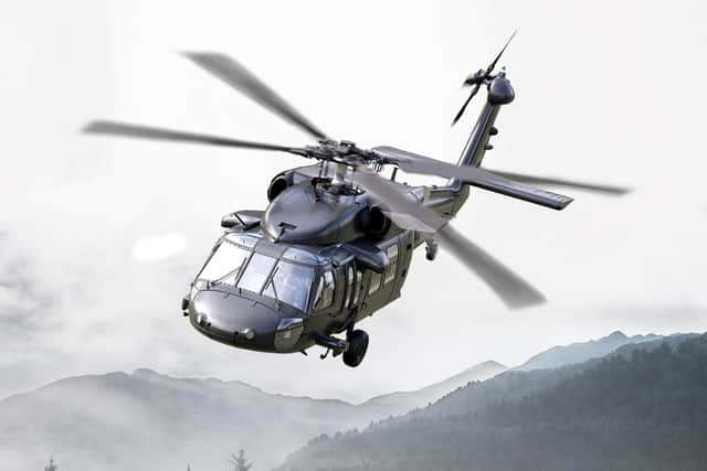 The European-built Black Hawk helicopter. Lockheed Martin has outlined its team of UK partners and the benefits of choosing the Sikorsky Black Hawk helicopter to replace the UK’s aging mixed medium helicopter fleet. Photo: Lockheed Martin