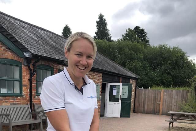 Natalie March, owner of Physio-logical in Rowlands Castle.