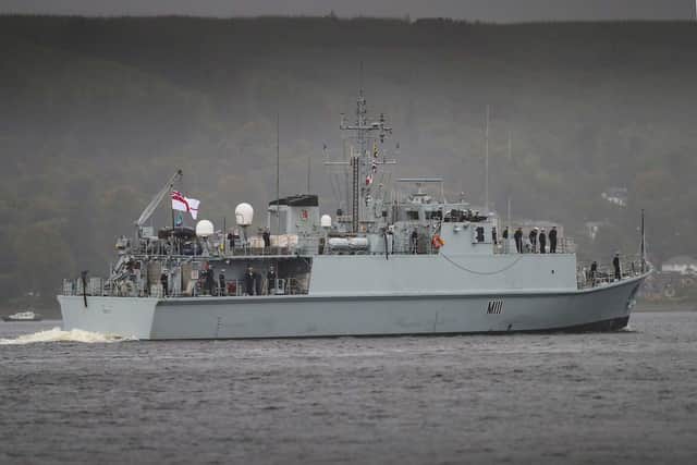 HMS Blyth. Picture: LPHOT Stevie Burke/Royal Navy.
