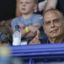 Former Pompey boss Avram Grant was in the directors' box for the Blues' goalless draw against Lincoln on Saturday.    Picture: Jason Brown