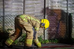 File photo of firefighters at a house fire in Wellow Close in Leigh Park on Sunday, November 22.