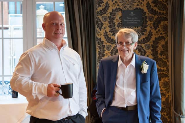 Derek Tilbury, of Tilbury Metals, with son Darren