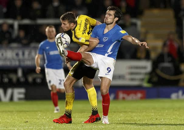John Marquis keeps his place as Pompey seek a first win in nine games. Picture: Daniel Chesterton/phcimages.com