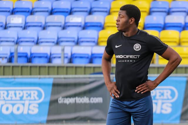 Joel Ngimbi has benefitted from the Pro:Direct Academy that is now being run exclusively out of Westleigh Park. Pic: Kieron Louloudis.
