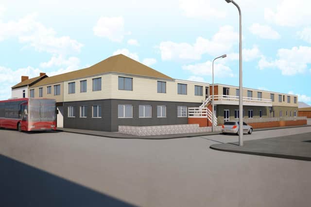 View from the main road of the proposed development on Whitworth Road, Gosport by PWP Architects