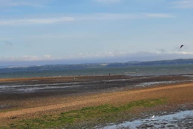 Police investigate cockle-picking at Hill Head beach. Pic Fareham police