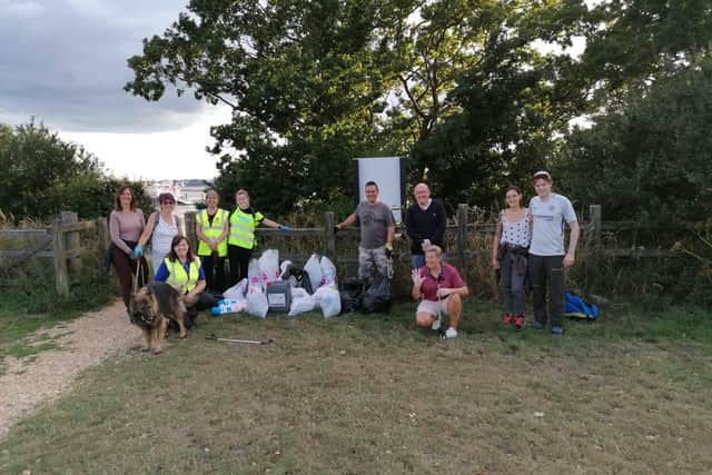 More than 10 volunteers came out to be part of the first Mundo Limpio litter picking group event