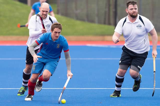 Elliott Ferrett, left, in action for US Portsmouth last season.  Picture: Keith Woodland