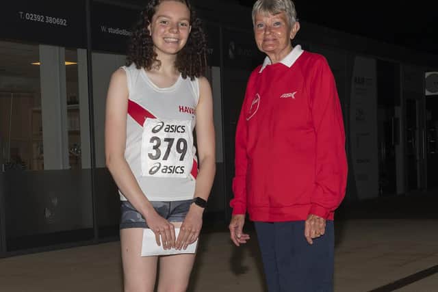 Women's under-17 series winner Harriet Burr, left. Picture: Paul Smith