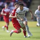 Pompey new boy Alex Robertson is vying to start against Exeter City.